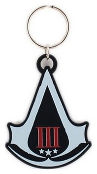 Assassin's Creed 3 porte-clé logo métal