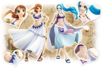 Figurine One Piece Dx Girls Snap Collection Nami et Vivi