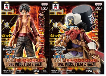 Pack figurines One Piece Grandline Men Film Z Vol 1 Monkey D Luffy & Usopp