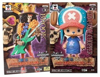 Pack figurines One Piece Grandline Men Vol 14 Brook & Chopper