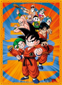 Poster Dragon Ball Son Goku & Friends (52x38)
