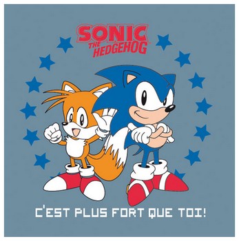 T-shirt Sonic "C'est plus fort que toi"