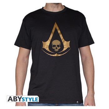 T-shirt assassin's creed IV Black Flag "Crest or"