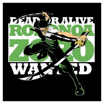 T-shirt "Roronoa Zoro" black